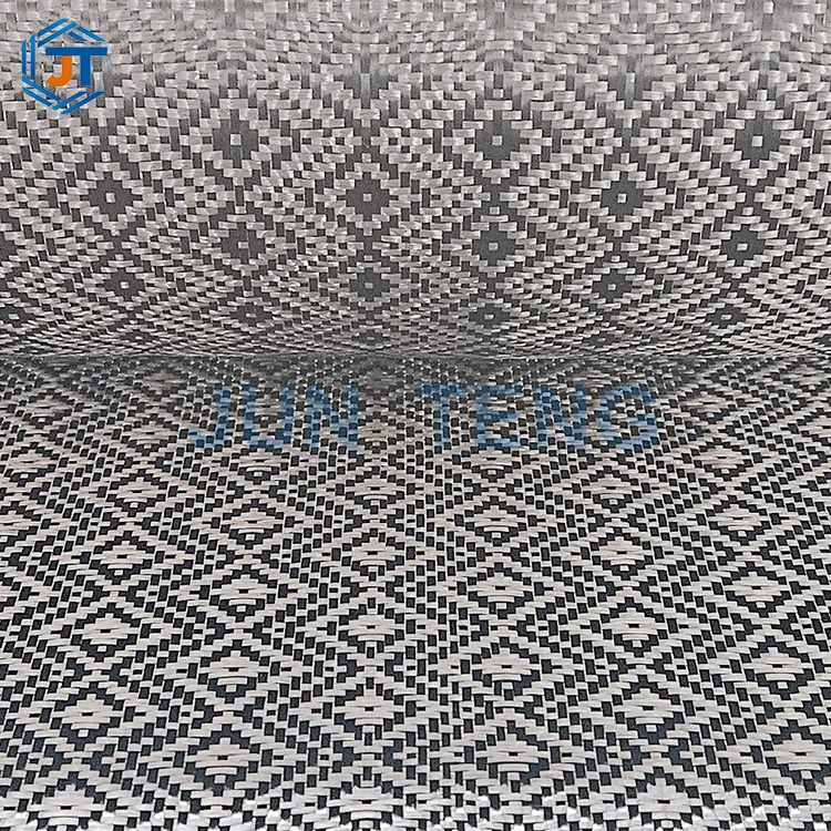 Jacquard Carbon Fiber stof