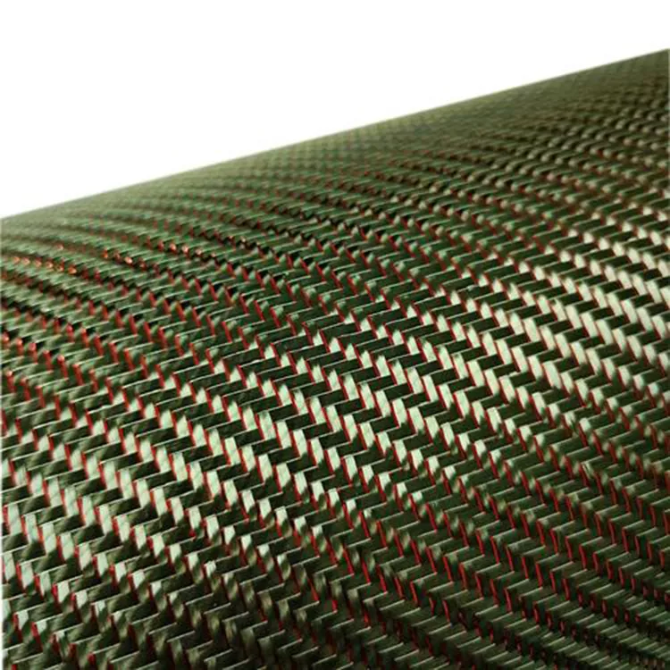 3K Gold Woven Carbon Fiber Fabric